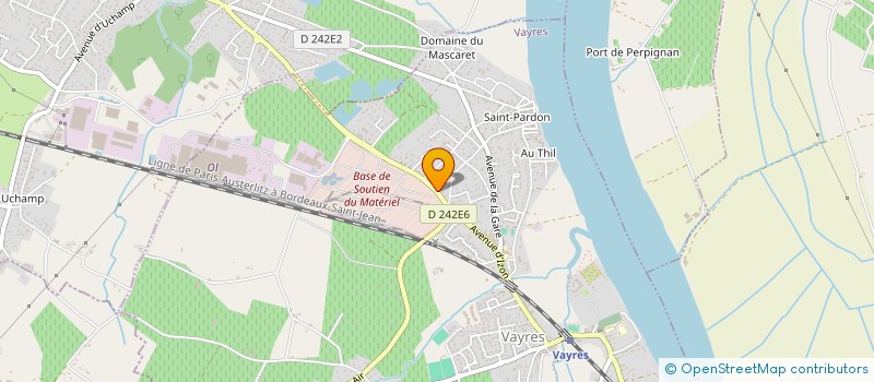 localisation de l'entreprise MADAME MARIE SANTIAGO  VAYRES