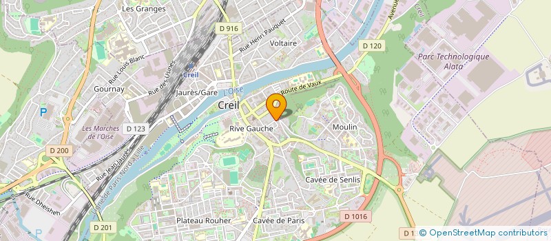 localisation de l'entreprise MADAME MARIE SANTOS  CREIL