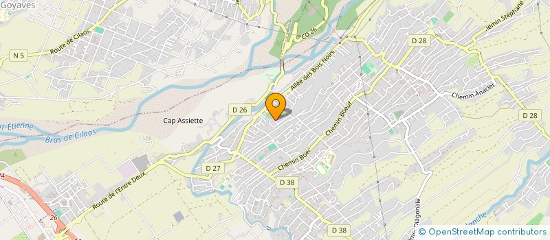 localisation de l'entreprise MADAME MARIE SAOUDIN  SAINT-PIERRE