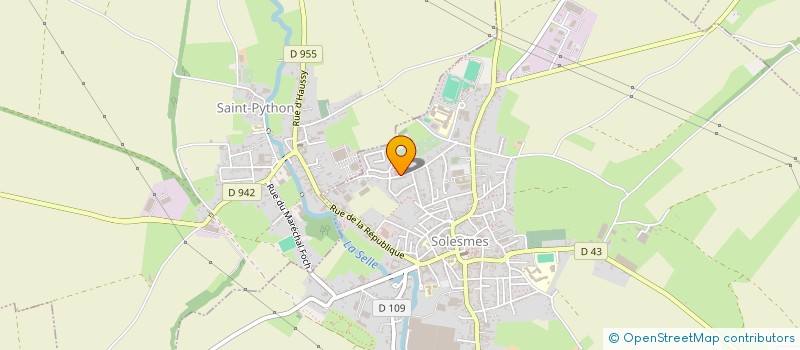 localisation de l'entreprise MADAME MARIE-SARA BEYER  SOLESMES