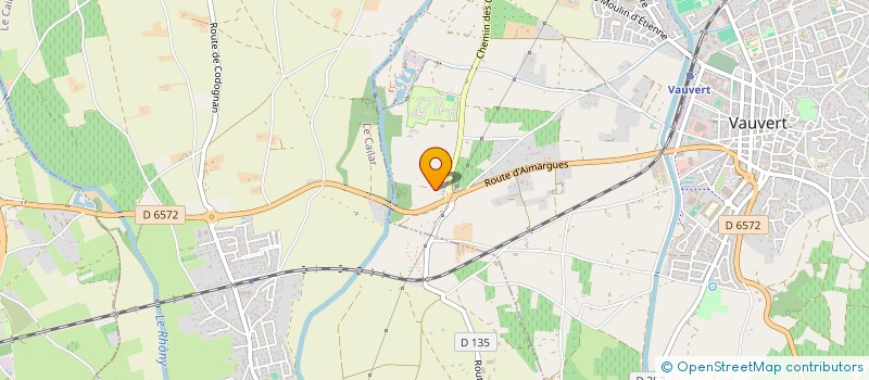 localisation de l'entreprise MADAME MARIE-SARA BLANCHARD  VAUVERT