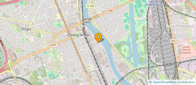 localisation de l'entreprise MADAME MARIE-SARA DELPHIN  CHOISY-LE-ROI