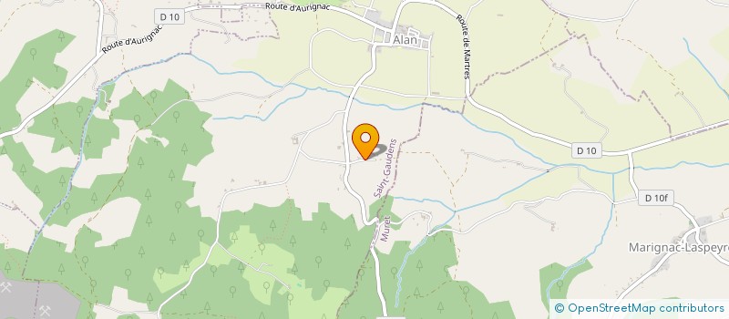 localisation de l'entreprise MADAME MARIE-SARAH CROS  ALAN