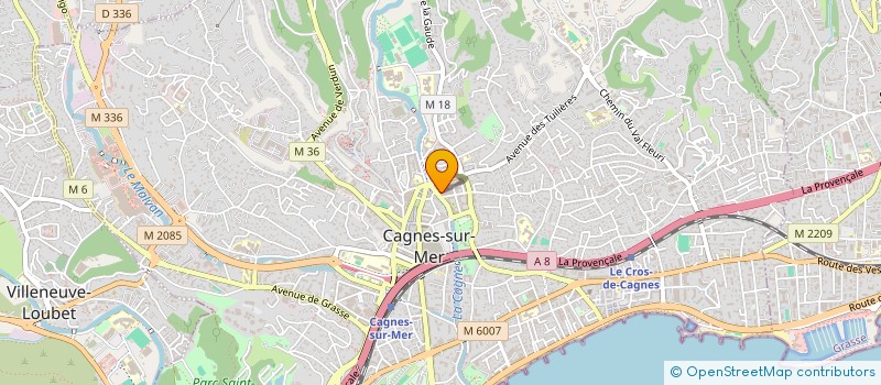 localisation de l'entreprise MADAME MARIE-SARAH NICOLLE à CAGNES-SUR-MER