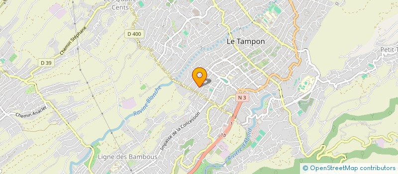 localisation de l'entreprise MADAME MARIE-SARAH POUZET  LE TAMPON