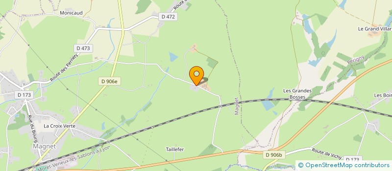 localisation de l'entreprise MADAME MARIE-SARAH PUYBARET  MAGNET