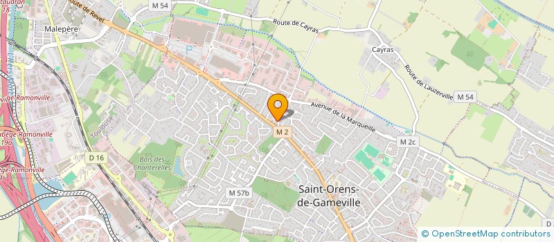 localisation de l'entreprise MADAME MARIE SARAH VASSIA  SAINT-ORENS-DE-GAMEVILLE