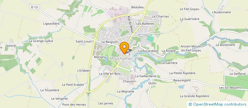 localisation de l'entreprise MADAME MARIE SARAZIN à MOUCHAMPS