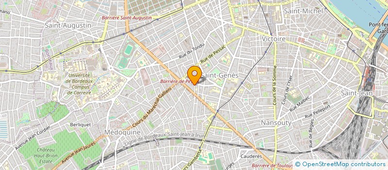 localisation de l'entreprise MADAME MARIE SARLANGUE  BORDEAUX