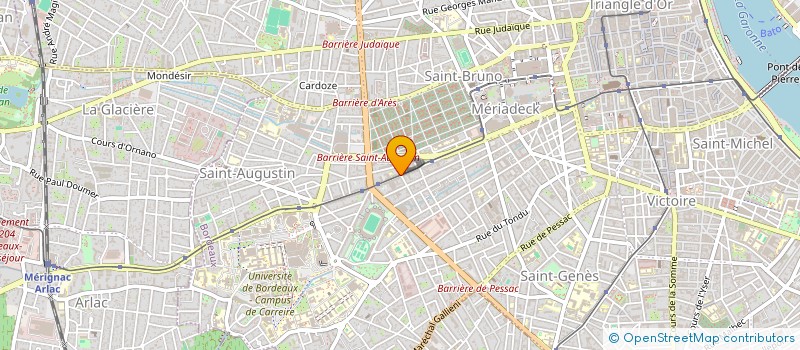 localisation de l'entreprise MADAME MARIE SARRACANIE à BORDEAUX