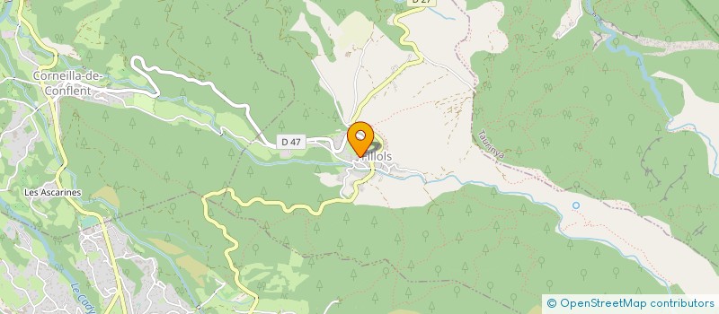 localisation de l'entreprise MADAME MARIE SARROTTE  FILLOLS