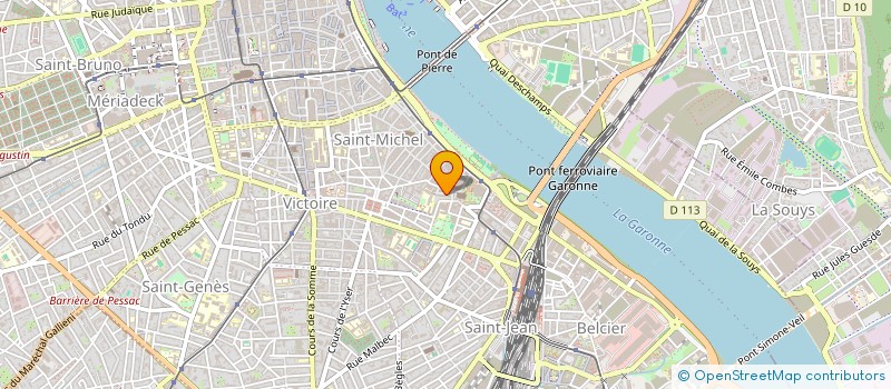 localisation de l'entreprise MADAME MARIE SASSANO  BORDEAUX