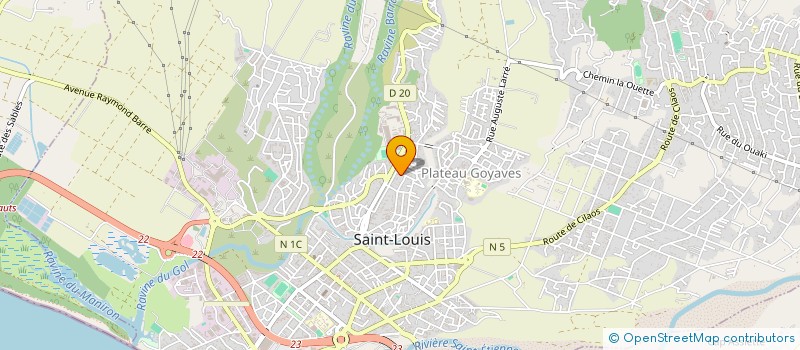 localisation de l'entreprise MADAME MARIE SATEYA à SAINT-LOUIS
