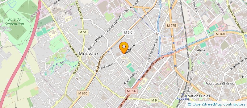 localisation de l'entreprise MADAME MARIE SAUNIER  BONDUES