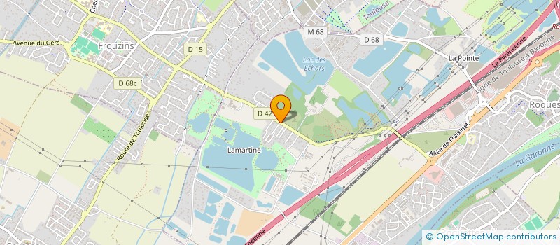 localisation de l'entreprise MADAME MARIE SAUTRON  ROQUES