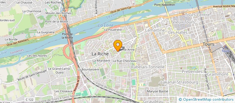 localisation de l'entreprise MADAME MARIE SAUVAGE  LA RICHE