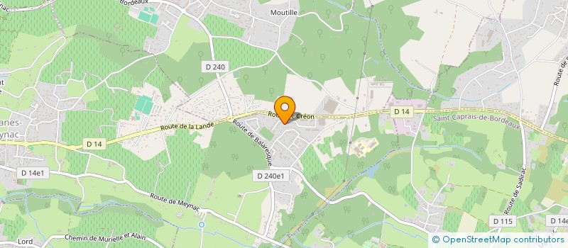 localisation de l'entreprise MADAME MARIE SAUVAGE  CAMBLANES-ET-MEYNAC