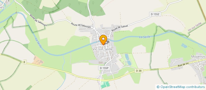 localisation de l'entreprise MADAME MARIE SAUVAGEOT à VIC-SUR-SEILLE