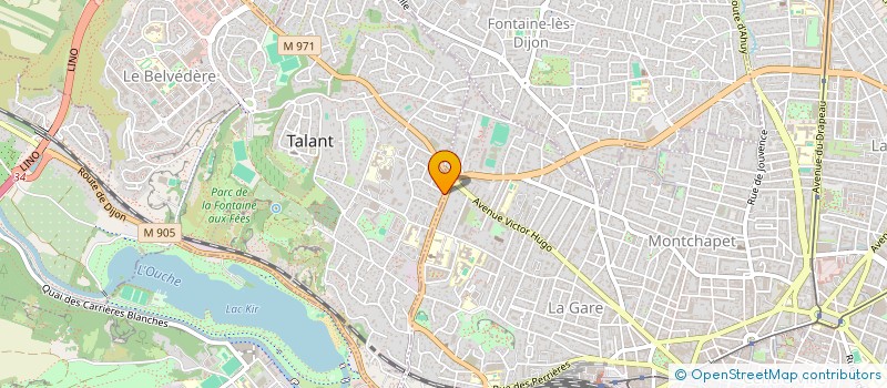 localisation de l'entreprise MADAME MARIE SAUVIN  TALANT