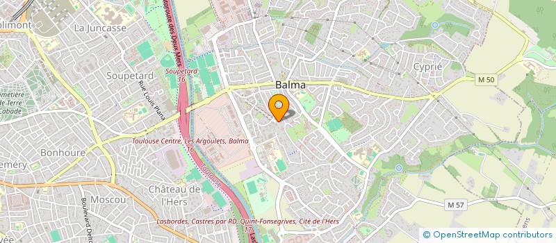 localisation de l'entreprise MADAME MARIE SAUZEAT à BALMA