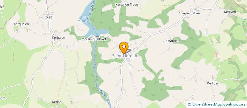 localisation de l'entreprise MADAME MARIE SAVEAN à KERIEN