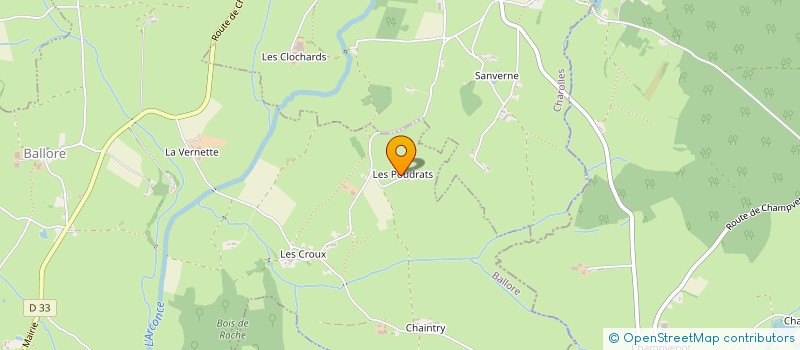 localisation de l'entreprise MADAME MARIE SAVIOT  BALLORE