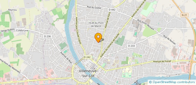 localisation de l'entreprise MADAME MARIE SAWCZYSZAK  VILLENEUVE-SUR-LOT