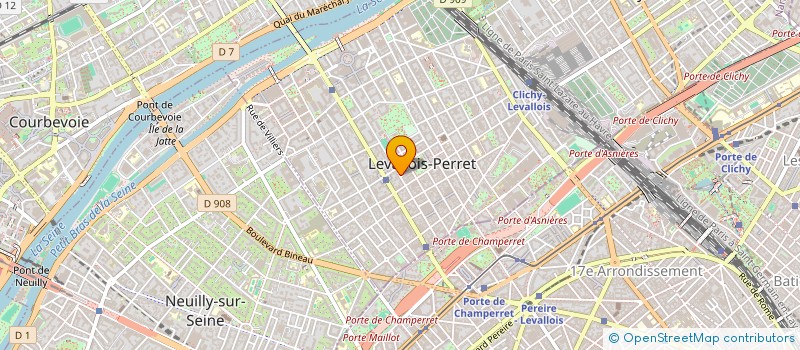 localisation de l'entreprise MADAME MARIE SAYEN à LEVALLOIS-PERRET