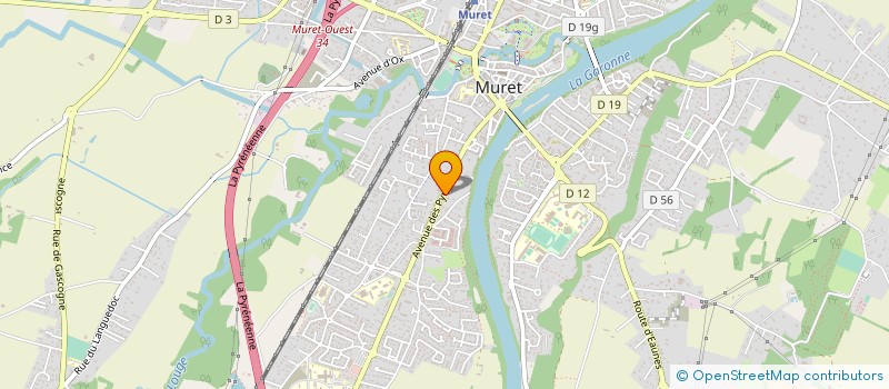 localisation de l'entreprise MADAME MARIE SCALDAFERRO  MURET