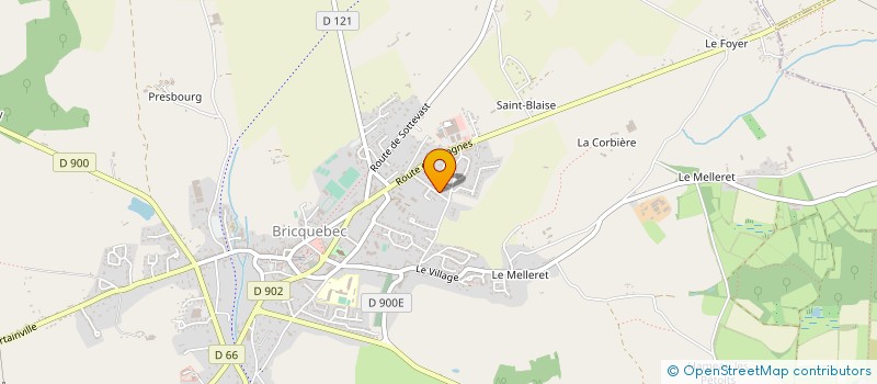 localisation de l'entreprise MADAME MARIE SCELLES  BRICQUEBEC-EN-COTENTIN