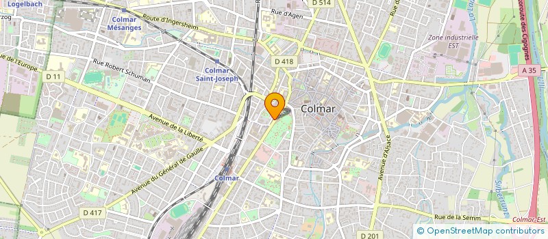 localisation de l'entreprise MADAME MARIE SCHAUB  BALDERSHEIM