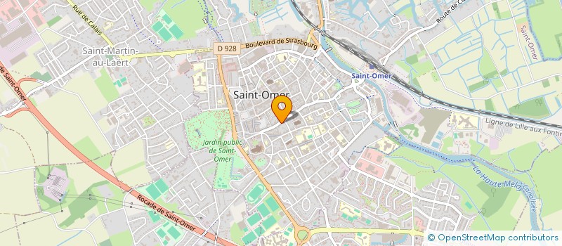 localisation de l'entreprise MADAME MARIE SCHEERS à SAINT-OMER