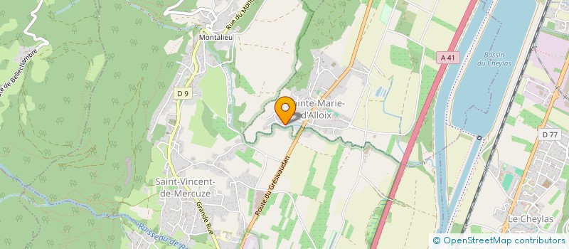 localisation de l'entreprise MADAME MARIE SCHEID  SAINTE MARIE D'ALLOIX