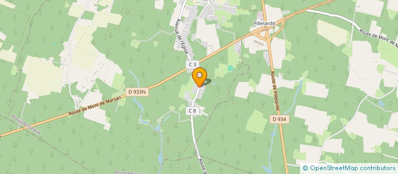 localisation de l'entreprise MADAME MARIE SCHIANO  POUYDESSEAUX