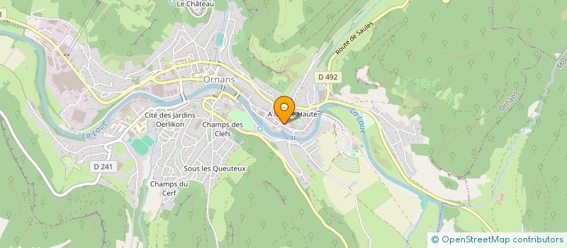 localisation de l'entreprise MADAME MARIE SCHINDLER  ORNANS