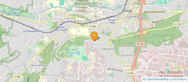 localisation de l'entreprise MADAME MARIE SCHLUMBERGER  ORSAY