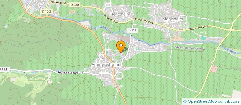 localisation de l'entreprise MADAME MARIE SCHMIDT  AMMERSCHWIHR