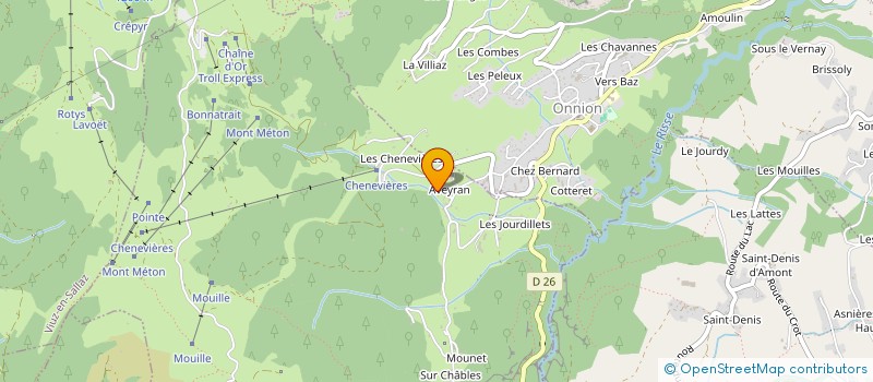 localisation de l'entreprise MADAME MARIE SCHMITT  SAINT-JEOIRE