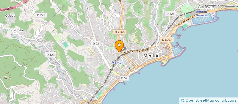 localisation de l'entreprise MADAME MARIE SCHMITT à MENTON