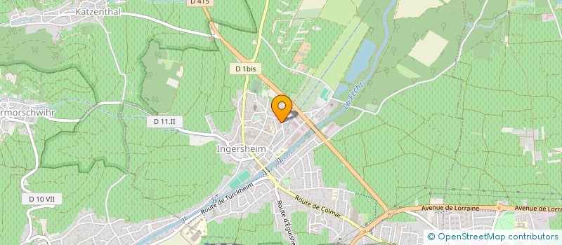 localisation de l'entreprise MADAME MARIE SCHNEBELIN  INGERSHEIM