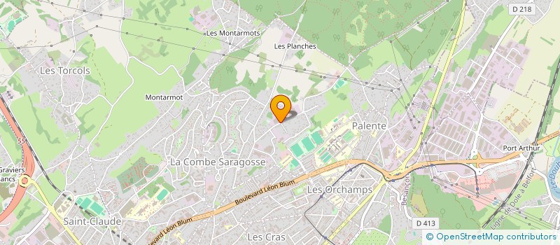 localisation de l'entreprise MADAME MARIE SCHNEIDER à BESANCON