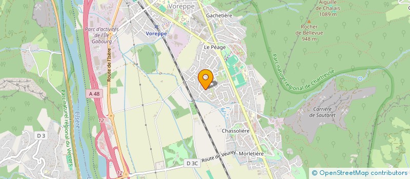 localisation de l'entreprise MADAME MARIE SCHNEIDER  VOREPPE