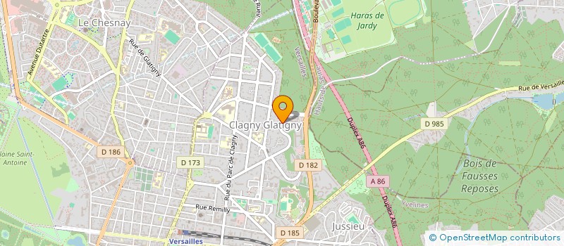 localisation de l'entreprise MADAME MARIE SCHREIBER à VERSAILLES