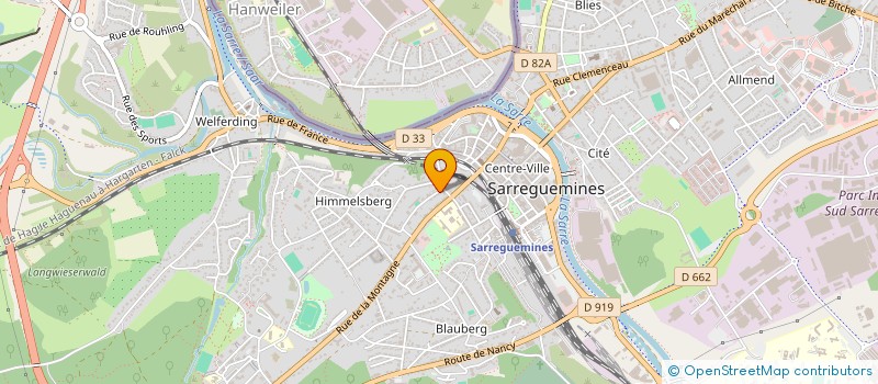 localisation de l'entreprise MADAME MARIE SCHREINER à SARREGUEMINES