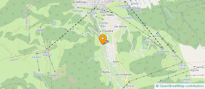 localisation de l'entreprise MADAME MARIE SCHROEDER à LA CLUSAZ