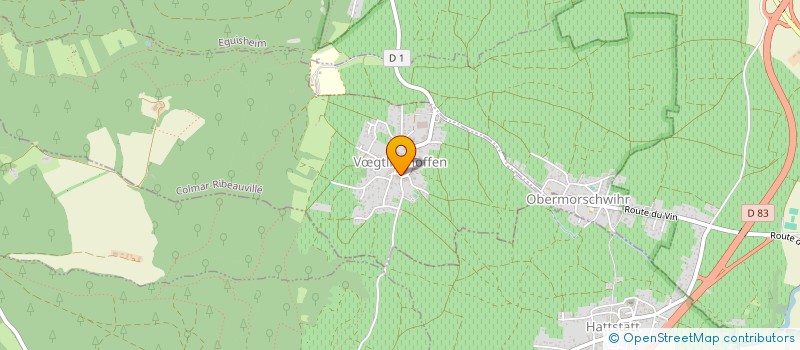 localisation de l'entreprise MADAME MARIE SCHUELLER  VGTLINSHOFFEN