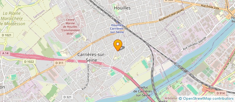 localisation de l'entreprise MADAME MARIE SCIELLER à CARRIERES-SUR-SEINE