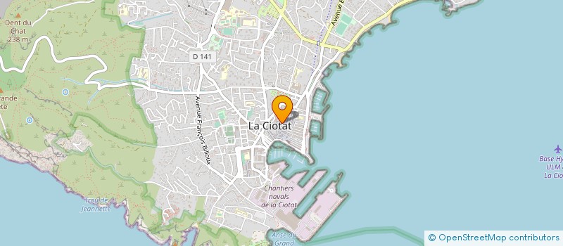 localisation de l'entreprise MADAME MARIE SECONDAT  LA CIOTAT