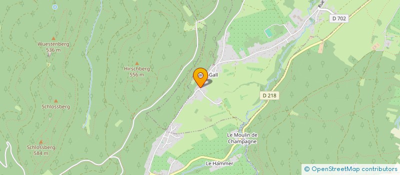 localisation de l'entreprise MADAME MARIE SECULA  THAL-MARMOUTIER