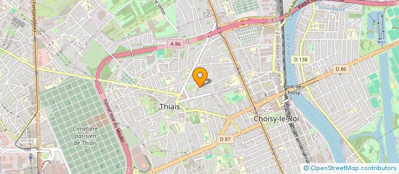 localisation de l'entreprise MADAME MARIE SEGALAS  THIAIS